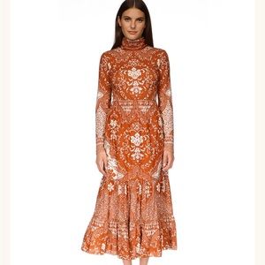 Cara Cara Chase Skirt in Picante Scroll Terrace *NEW*